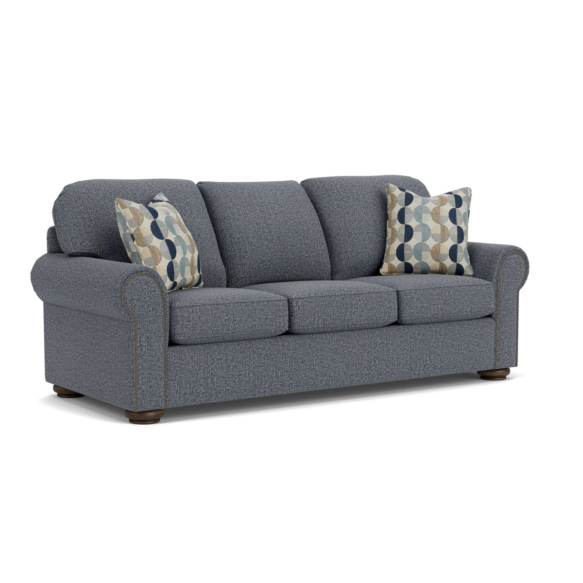 Preston - Fabric Sleeper With Nailhead Trim