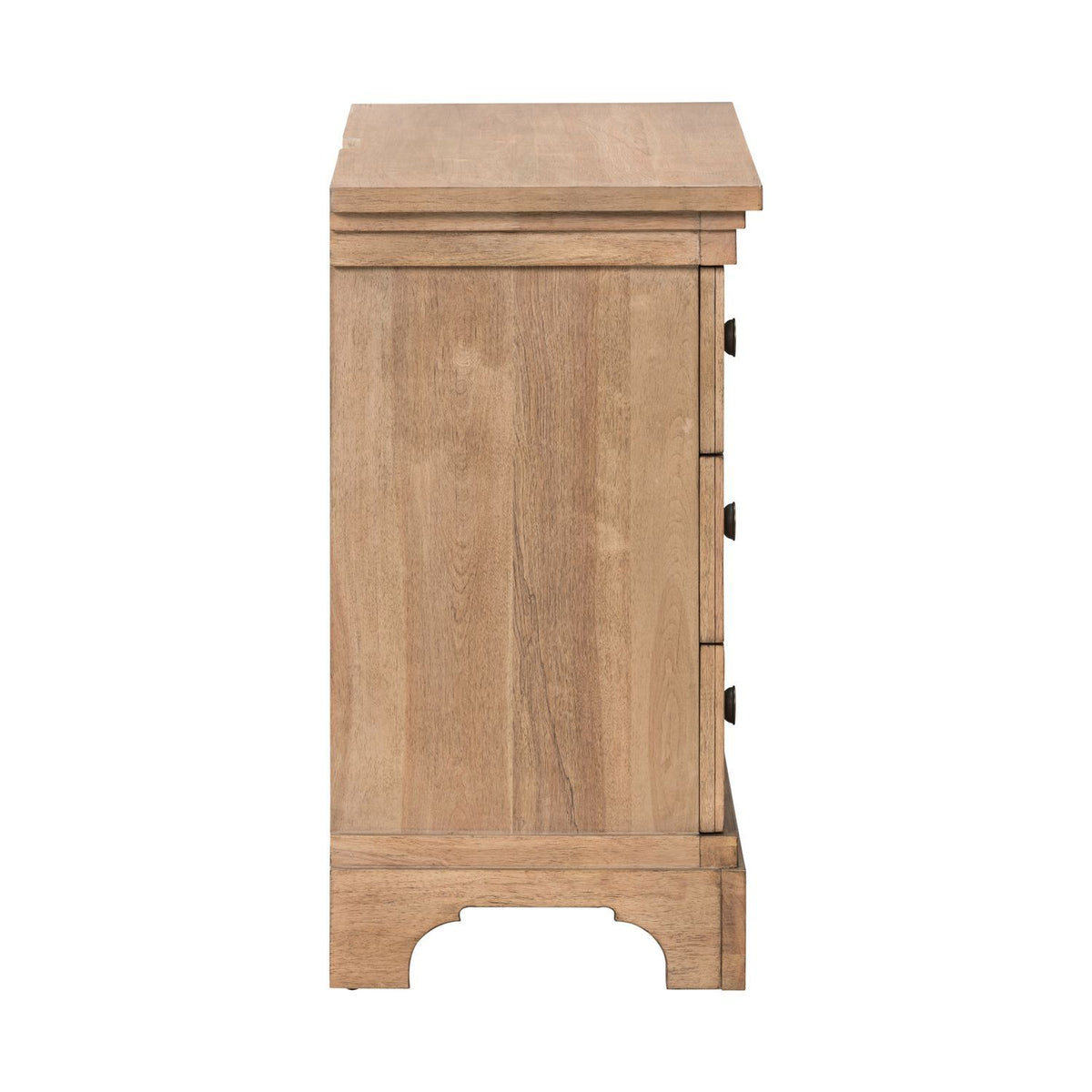Haven Hills - Bedside Chest With Charging Station - Camel Beige