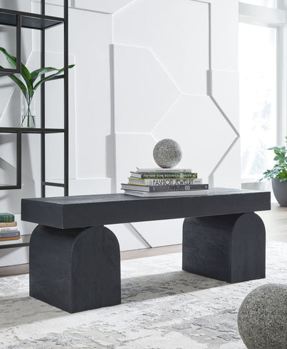 HoLGrove - Accent Bench - Black