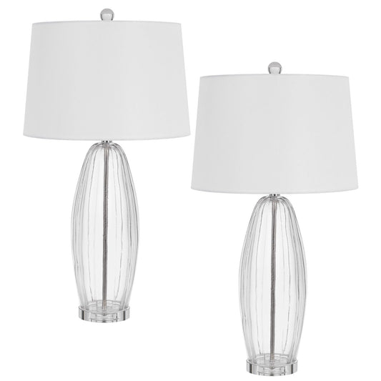 Raisio - 30" Height Table Lamp (Set of 2) - Clear Glass