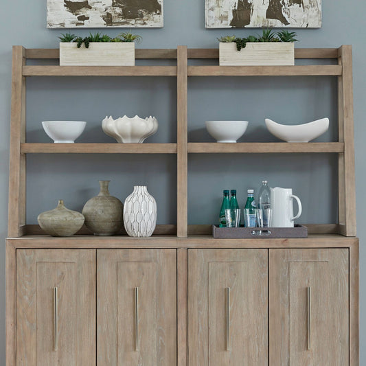 Brentwood - Sideboard Hutch - Sandstone