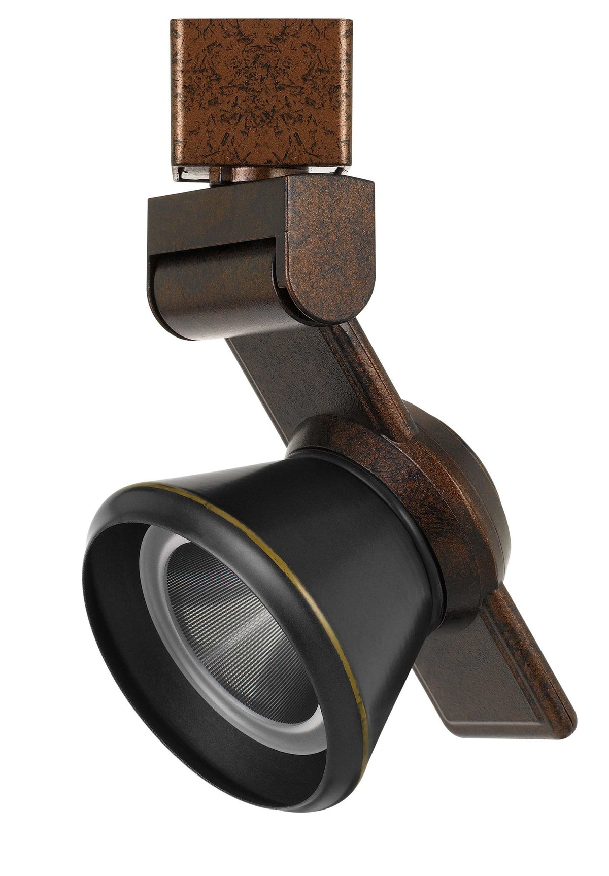 6" Height Metal Track Head - Rust & Dark Bronze