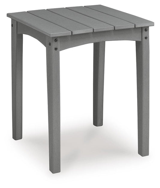 Cove Beach - Square End Table - Gray