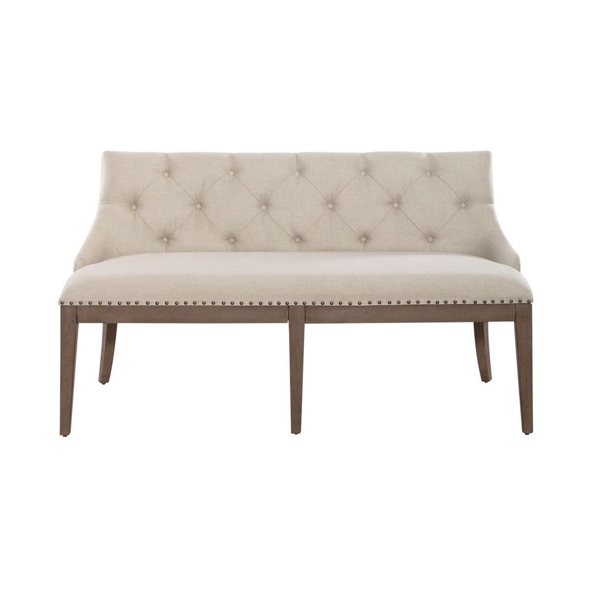 Americana Farmhouse - Upholstered Shelter Dining Bench