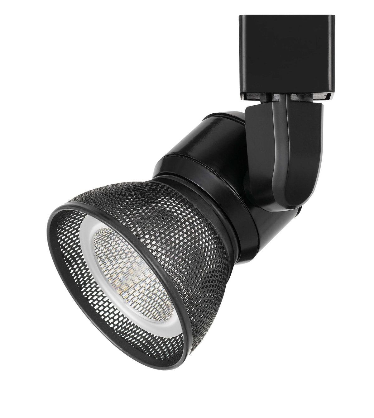 6.25" Height Metal Track Head - Black & Dark Bronze - Mesh