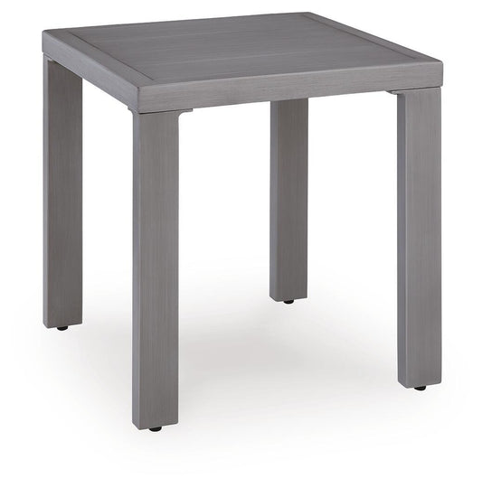 Half Moon Beach - Square End Table - Gray