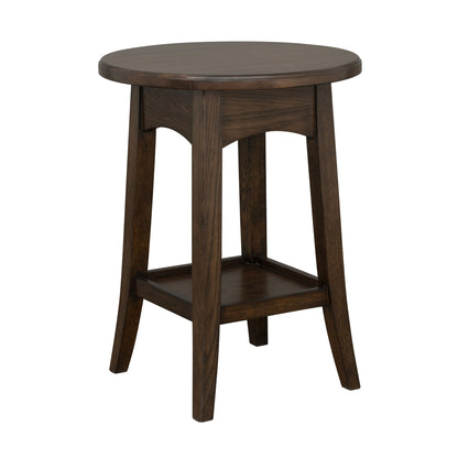 Sylvie - Accent Table - Dark Brown