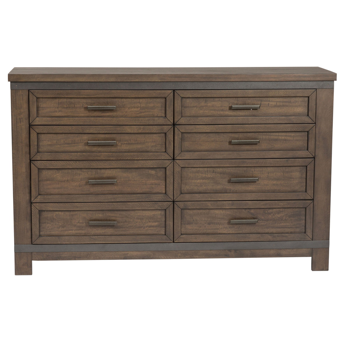 Thornwood Hills - 8 Drawer Dresser - Rock Beaten Brown