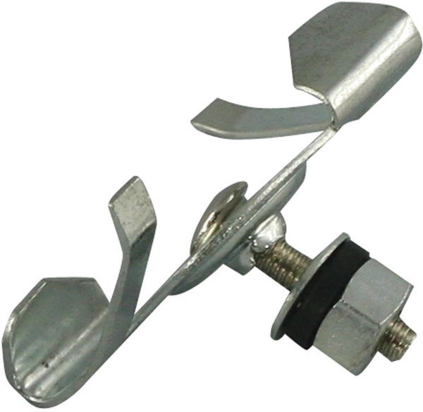 0.7" Height T-Bar Clip - Chrome