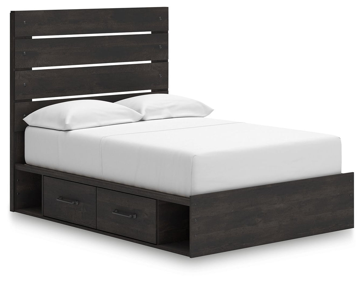 Hollivern - Panel Storage Bed