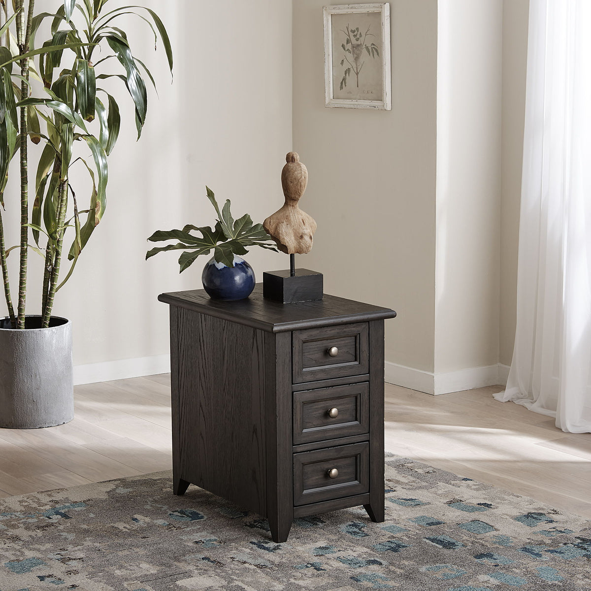 Mill Creek - Chair Side Table - Peppercorn