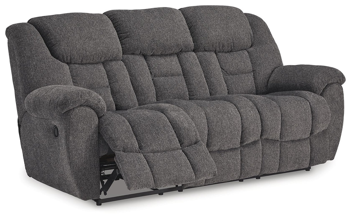 Foreside - Reclining Sofa - Charcoal