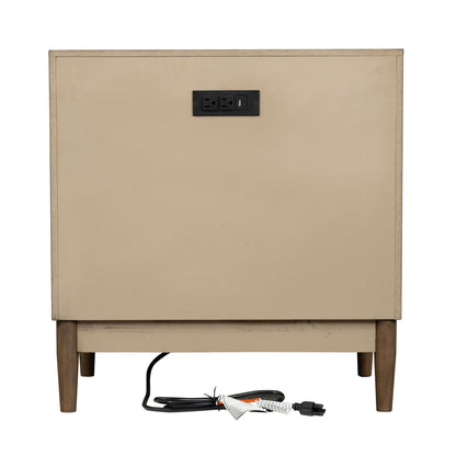 Verona - Nightstand - Light Brown
