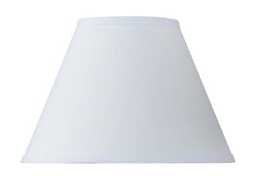 Empire - Round Hardback Fabric Shade - White