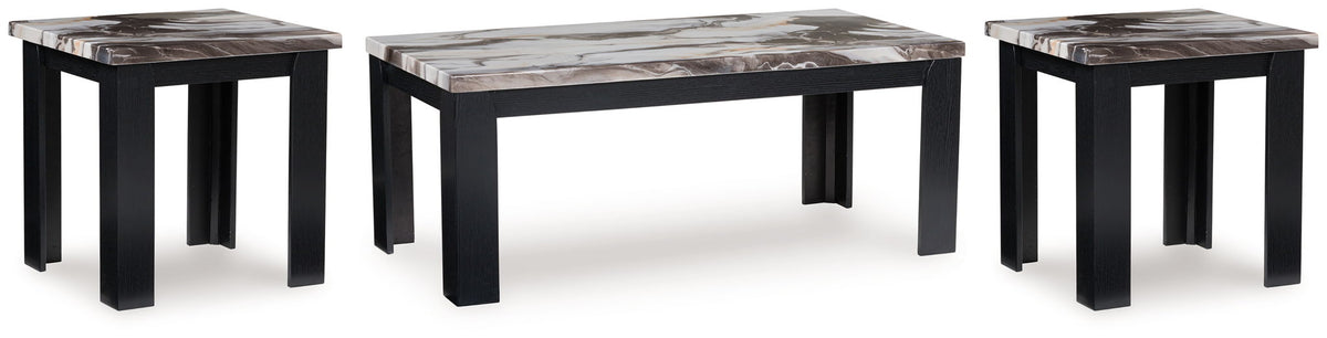 Jazmore - Occasional Table Set (Set of 3) - Dark Brown