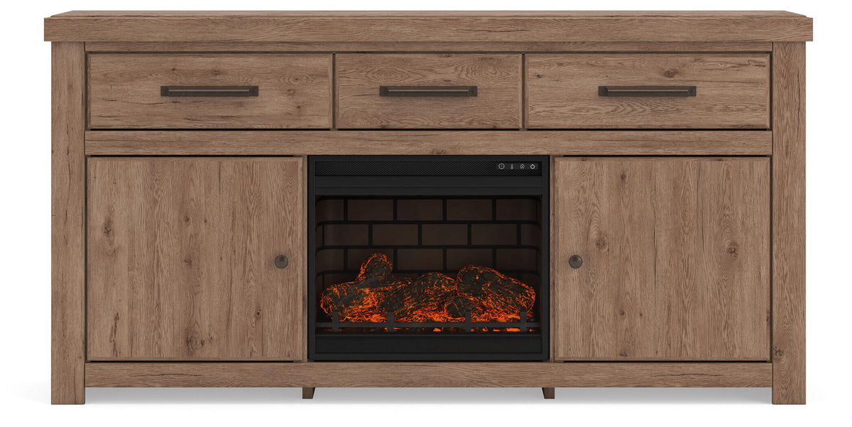Garistyn - TV Stand With Fireplace Option