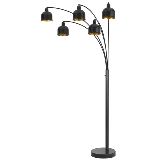 Lovett - 86" Height Metal Floor Lamp With 5 Shades - Dark Bronze