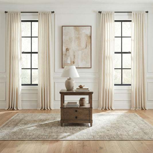 Artisan Home - 1 Drawer End Table - Sienna Stone