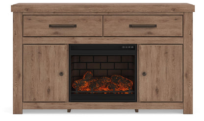 Garistyn - TV Stand With Fireplace Option