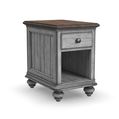 Plymouth - Chairside Table - Gray