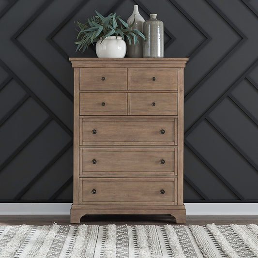 Haven Hills - 5 Drawer Chest - Camel Beige