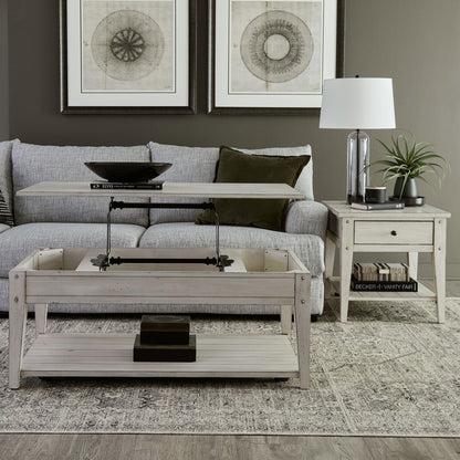 Lake House - Optional 3 Piece Set - Weathered White