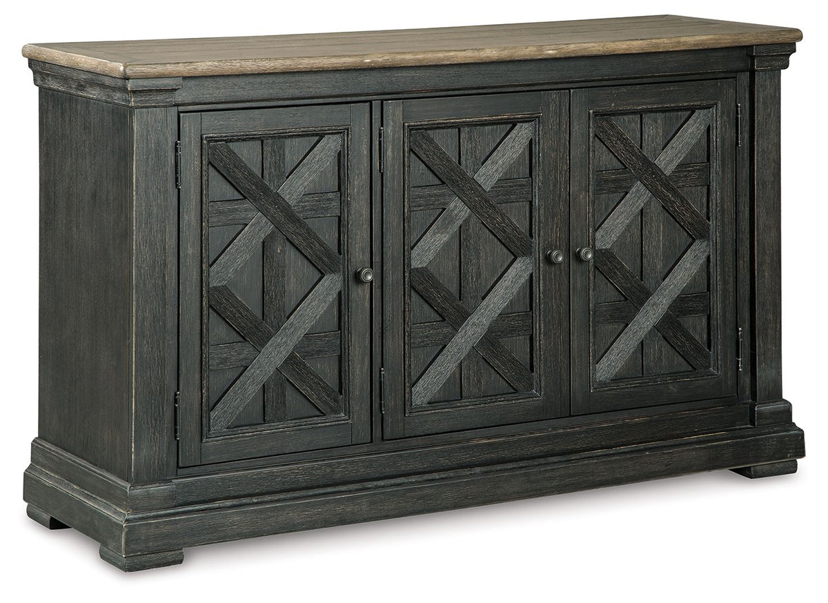 Tyler Creek - Dining Room Server - Black / Gray