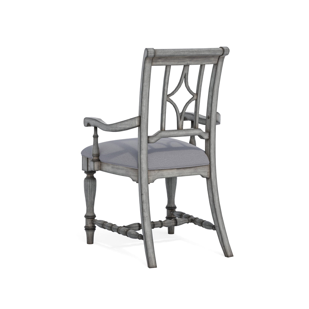 Plymouth - Upholstered Arm Dining Chair (Set of 2) - Gray