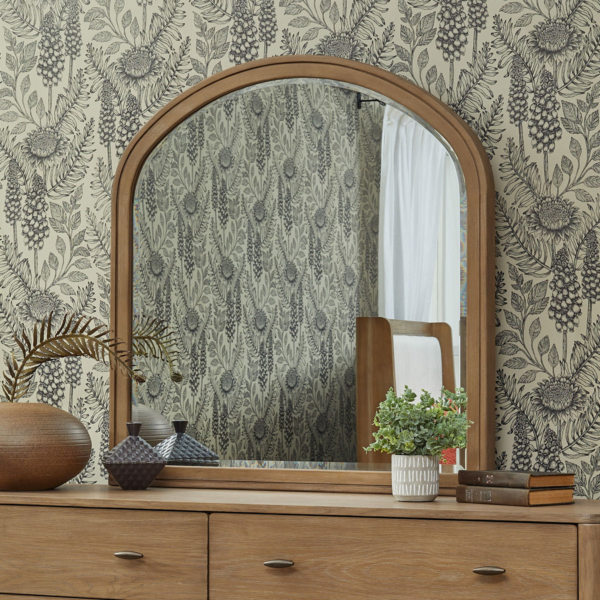 Normandy - Mirror - Light Brown