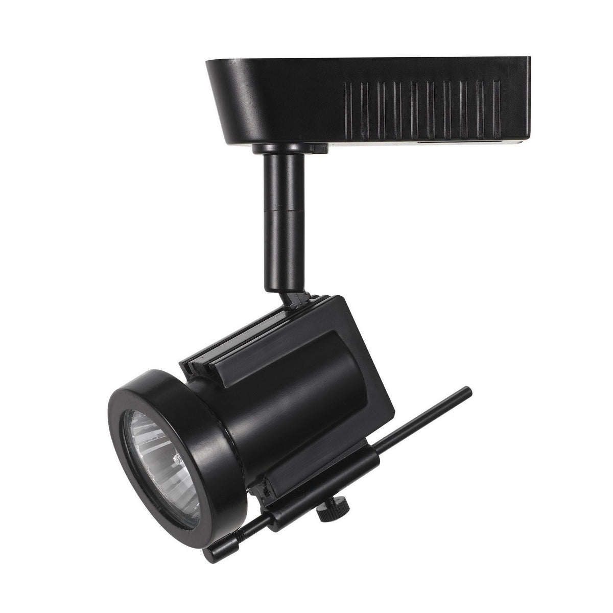 12V, 50W, Mr-16, Track Head, 6" Stem - Black
