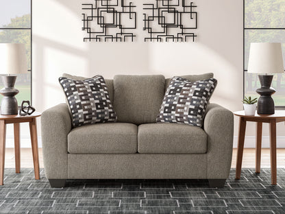 Triston-Peaks - Loveseat - Suede